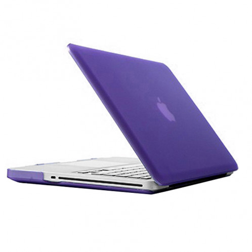 Boîtier de protection en plastique dur givré pour Macbook Pro 13,3 pouces (violet) SH014P324-37