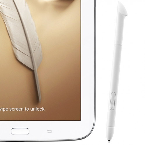 Stylet S sensible à la pression intelligent / stylet pour Galaxy Note 8.0 / N5100 / N5110 (blanc) SH40011381-36