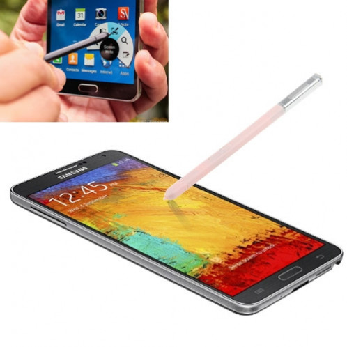 Stylet S sensible à la pression intelligent / stylet pour Galaxy Note III / N9000 (rose) SH012F1418-35