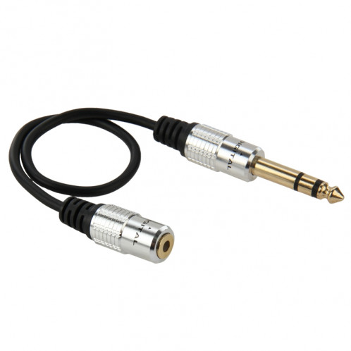 Câble Adaptateur Audio Femelle 6.35mm Mâle vers 3.5mm, Longueur: 30cm S60301758-33