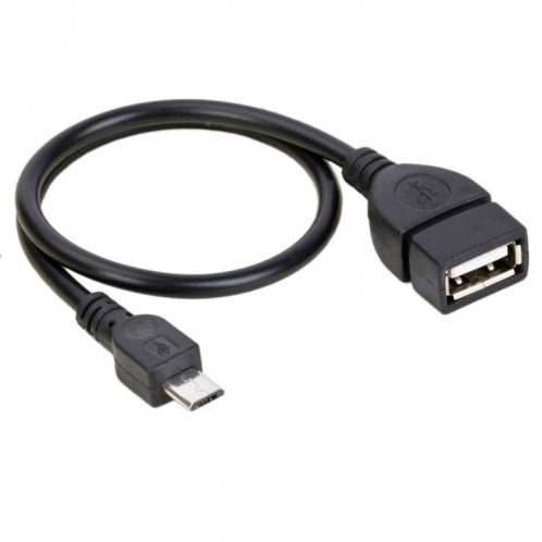 Câble Micro USB 5 Pin Male vers USB 2.0 AF 20cm CMUSBM01-35