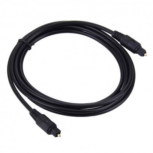 Câble Toslink à fibres optiques audio numérique, longueur de câble: 2 m, OD: 4.0 mm (plaqué or) SH1015104-33