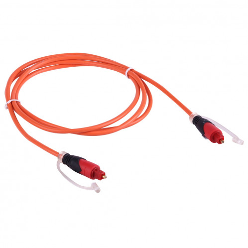 Câble audio numérique Toslink à fibres optiques, longueur du câble: 1,5 m, ext: 4,0 mm (plaqué or) SH4102861-36