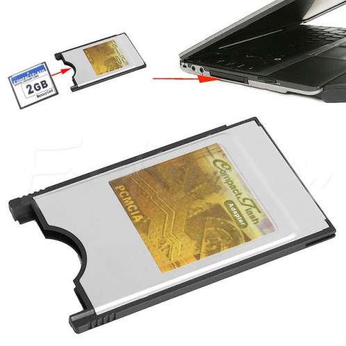 Lecteur de cartes Compact Flash CF vers PC Card PCMCIA SL2018851-34