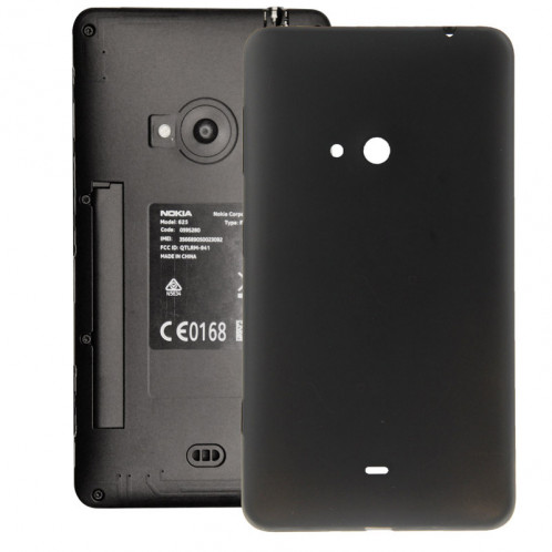 iPartsAcheter pour Nokia Lumia 625 couvercle de la batterie de logement d'origine avec bouton latéral (noir) SI108B1536-35