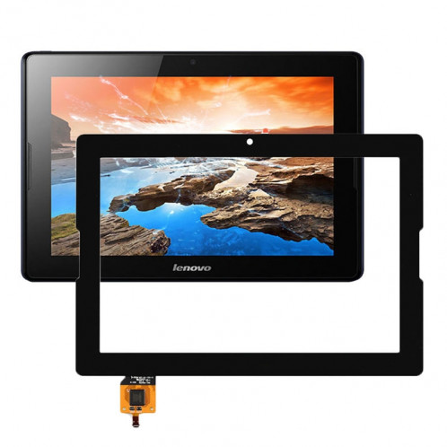 iPartsBuy remplacement d'écran tactile pour Lenovo A10-70 / A7600 (noir) SI732B1561-36