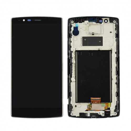 iPartsAcheter pour LG G4 H815 / H810 / VS999 / F500 / F500S / F500K / F500L (LCD + cadre + pavé tactile) Assembleur de numériseur (Noir) SI233B1274-36