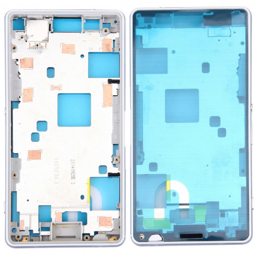 iPartsAcheter pour Sony Xperia Z3 Compact / D5803 / D5833 Boîtier Avant Cadre LCD Cadre (Blanc) SI082W253-36