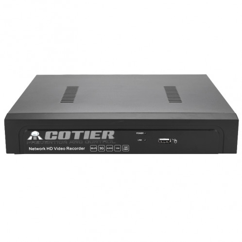 Enregistreur vidéo numérique COTIER N4 / 1U-POE 4CH HDD NVR, support VGA / HDMI / USB SC35421296-39