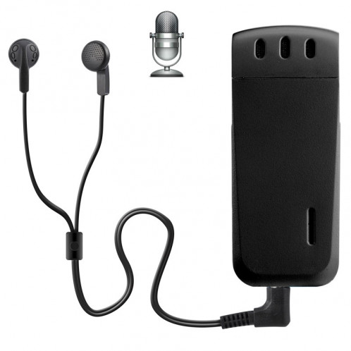 Enregistreur vocal numérique WR-16 Mini Professional 4 Go avec clip de ceinture, format d'enregistrement WAV (noir) SH204B32-39