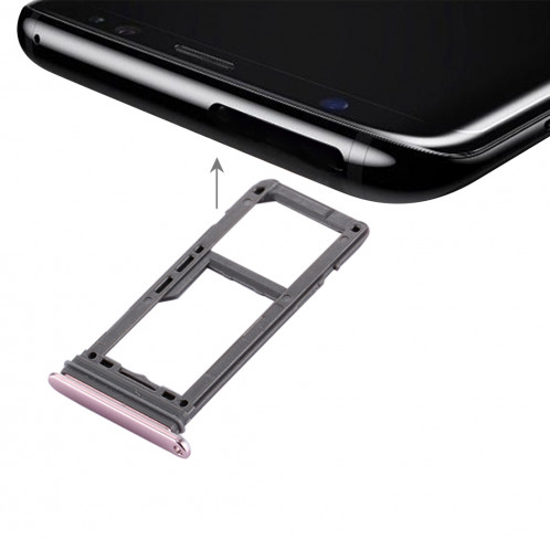 iPartsAcheter pour Samsung Galaxy S8 Carte SIM + Plateau Micro SD / Carte SIM (Rose) SI839F926-35