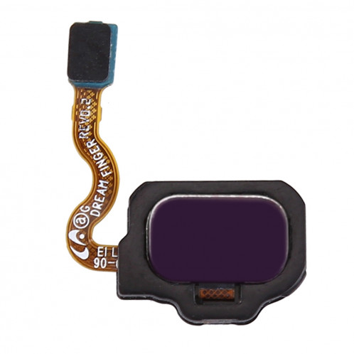 Bouton Flex avec bouton d'empreinte digitale pour Galaxy S8 (Violet) SH319P824-35