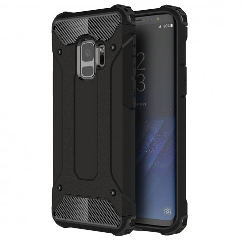 Pour Samsung Galaxy S9 TPU + PC 360 Degrés De Protection Antichoc Étui de Protection (Noir) SF981B1863-38