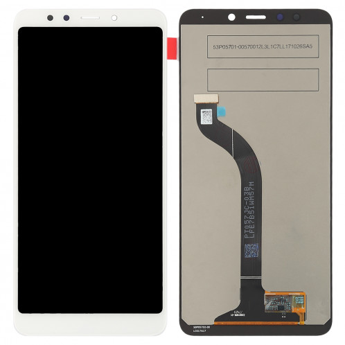 Écran LCD et numériseur Assemblée complète pour Xiaomi Redmi 5 (blanc) SH616W201-36