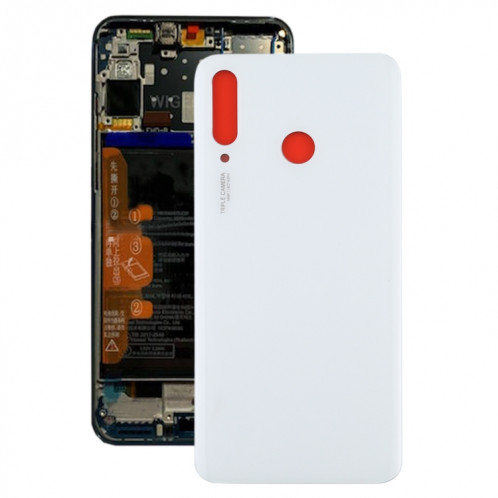 Cache arrière de batterie avec objectif d'appareil photo pour Huawei P30 Lite (48MP) (Blanc) SH66WL614-36