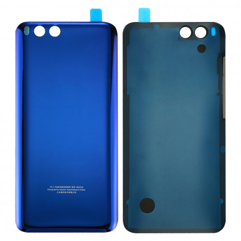 iPartsBuy Xiaomi Mi 6 Verre Couvercle Arrière de la Batterie (Bleu) SI24LL1375-36