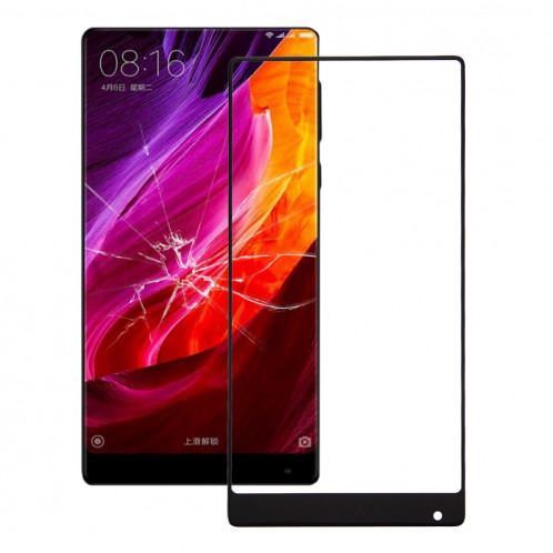 iPartsBuy Xiaomi Mi Mix Lentille extérieure en verre (noir) SI526B1488-36