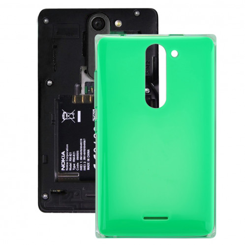 iPartsAcheter pour Coque Arrière pour Nokia Asha 502 Dual SIM (Vert) SI112G1119-38