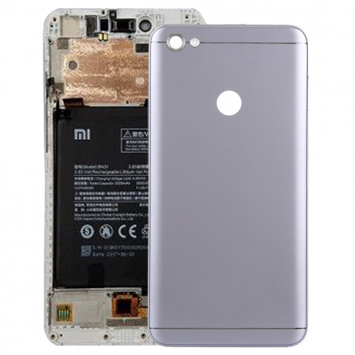 Couverture arrière avec touches latérales pour Xiaomi Redmi Note 5A Prime (Gris) SH93HL1492-36