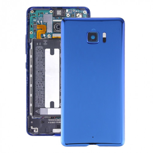 Couvercle arrière de la batterie avec couvercle de l'objectif de l'appareil photo pour HTC U Ultra (bleu) SH91LL153-36