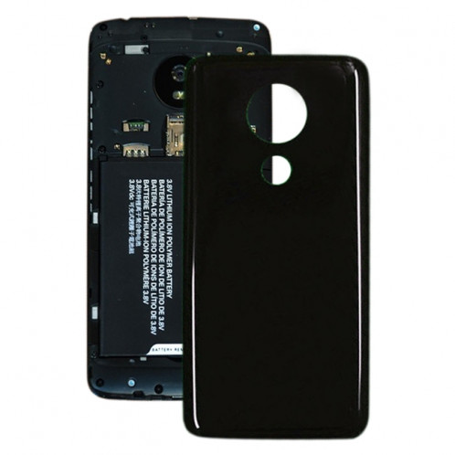 Coque Arrière de Batterie pour Motorola Moto G7 Power (Noir) SH075B908-33