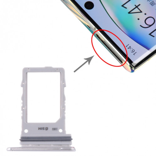 Pour plateau de carte SIM Samsung Galaxy Note10 + 5G (blanc) SH558W1102-34