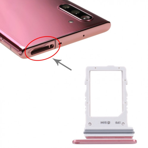 Pour plateau de carte SIM Samsung Galaxy Note10 5G (rose) SH996F1931-34