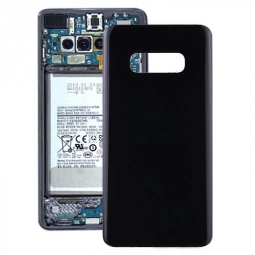 Pour Galaxy S10e SM-G970F/DS, SM-G970U, SM-G970W Couvercle arrière de la batterie (Noir) SH28BL1408-36