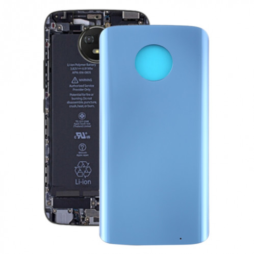 Cache Batterie pour Motorola Moto G6 Plus (Bleu) SH19LL1953-36
