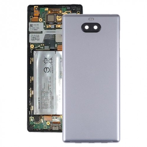 Couverture arrière de la batterie pour Sony Xperia 10 plus (gris) SH00HL1033-36