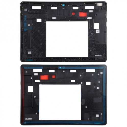 Plaque de lunette d'écran LCD de boîtier avant d'origine pour la languette Lenovo M10 HD TB-X505 X505F TB-X505L X505 (Noir) SH742B1131-36