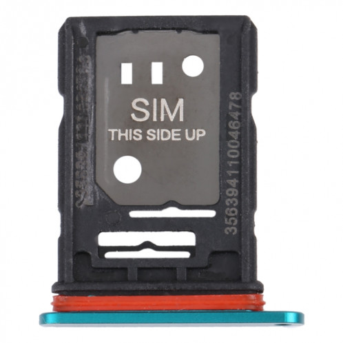 Pour TCL 10 Pro Plateau de carte SIM d'origine + plateau de carte SIM / Micro SD (vert) SH758G811-34
