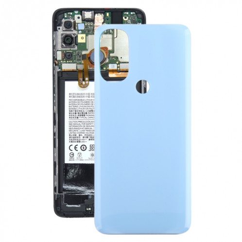 Pour Motorola Moto G71 5G Cache arrière de batterie d'origine (bleu) SH502L1906-37