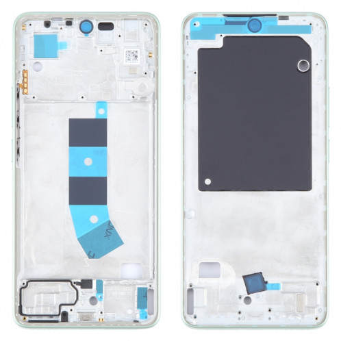 Pour Xiaomi Redmi Note 13 4G, boîtier avant d'origine, cadre LCD, plaque de lunette (vert) SH675G716-36