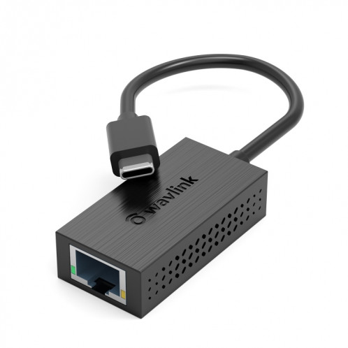 WAVLINK NWU327GC Convertisseur de câble réseau LAN Type-C vers Adaptateur Ethernet Gigabit RJ45 SW40671670-37