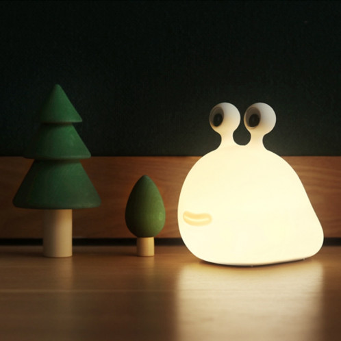 Chambre à coucher Cartoon Slug Sleeping Lamp Protection des yeux Creative Night Light Night Light (Blanc) SH201A251-38