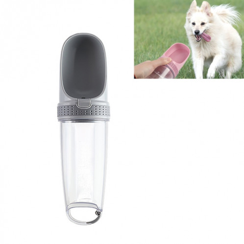 Fournitures pour animaux de compagnie pour chien, chat, fontaine portative d'extérieur avec bouilloire (gris) SH201A47-38
