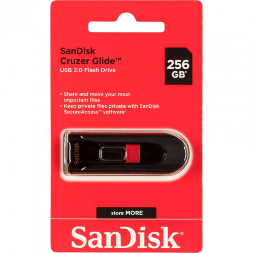 SanDisk Cruzer Glide 256GB SDCZ60-256G-B35 723550-35