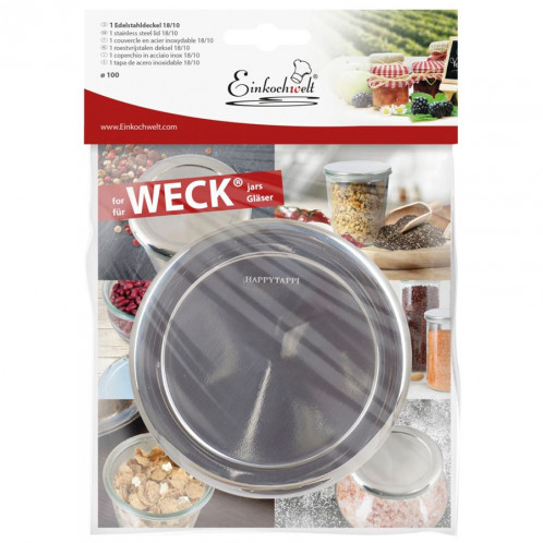 WECK Couvercle 100mm inox 796658-31