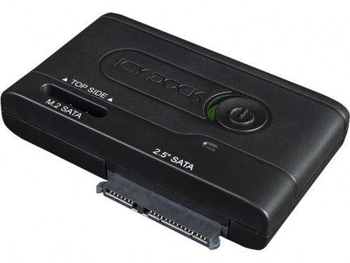 ICY DOCK EZ-Adapter MB031U-1SMB Adaptateur USB-A pour HDD/SSD 2,5" et M.2 SATA ADPICD0002-34
