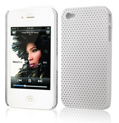 Etui "Grid case" Apple iPhone 4 / 4S Blanc EGC-BLA-31