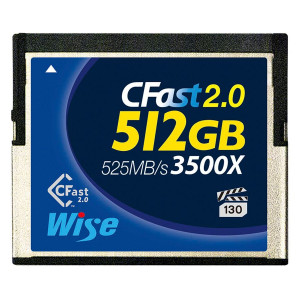 Wise CFast 2.0 Card 3500x 512GB bleu 526248-20