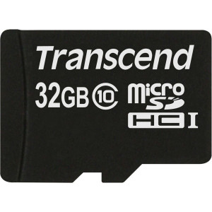 Transcend microSDHC 32GB Class 10 + adaptateur SD 586635-20