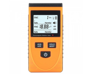 Detecteur de rayonnement electromagnetique / 5Hz-3500MHz / 1-1999V/m / Ecran LCD CE2667-20
