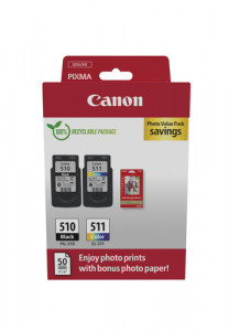 Canon PG-510 / CL-511 Photo Value Pack 826926-20