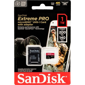 SanDisk microSDXC 1TB Extreme Pro A2 C10 V30 UHS-I U3 732979-20