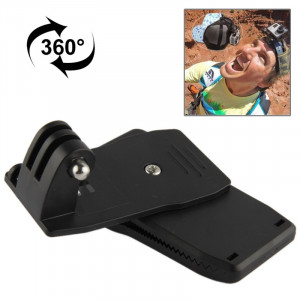 Sac à dos rotatif à 360 degrés Montres Rec-Mount Clip Clamp Mount pour GoPro HERO4 / 3+ / 3/2/1 SS07297-20