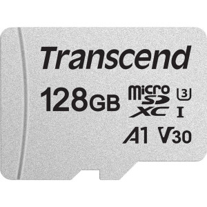 Transcend microSDXC 300S 128GB Class 10 UHS-I U3 V30 A1 380431-20