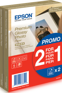 2x 40 Epson Premium brillant photo papier 10x15 cm, 255 g 294686-20