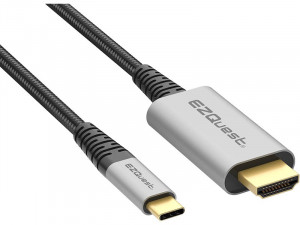 Câble USB-C vers HDMI 2.0 4K 60 Hz HDR 2,2 m EZQuest X40019 DuraGuard ADPEZQ0042-20